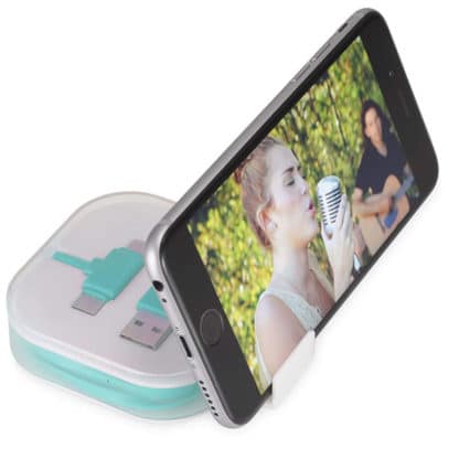 Avenue Colour-Pop Charging Cable With Case - Full Colour - Image 4
