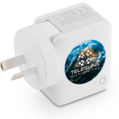 World USB Travel Adaptor - Full Colour - Image 2