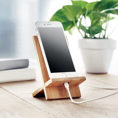 Bamboo Phone Stand - Image 3