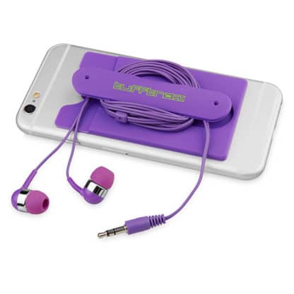 Wired Earbuds & Silicone Phone Wallet - Image 6