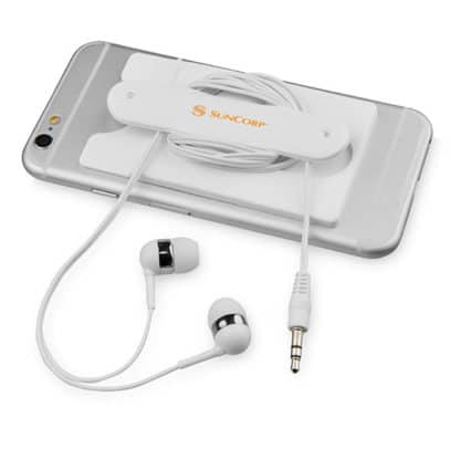 Wired Earbuds & Silicone Phone Wallet - Image 7